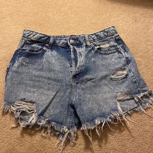 Distressed shorts from Target